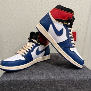 New - Jordan 1 Retro High Union Los Angeles Blue Union - Blue – Size 10